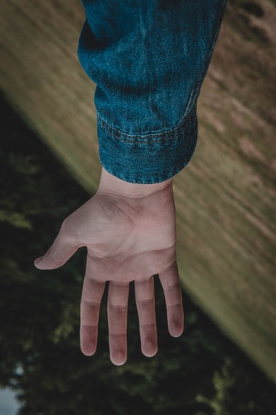 Blue denim jacket
